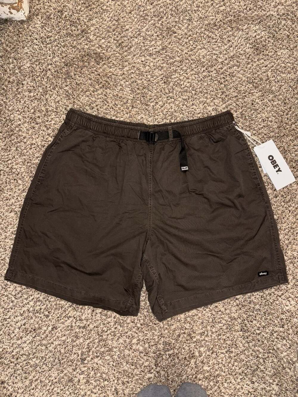 Obey Easy Gravel Trail Short in Rosin Faded Wash